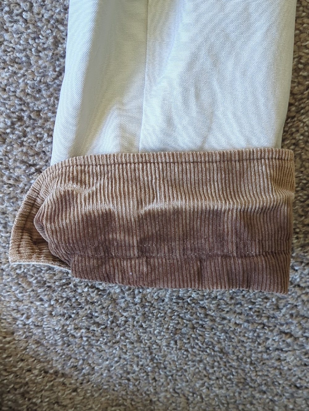 LL Bean Khaki Flannel Lined Chore Jacket - Picture 10 of 10